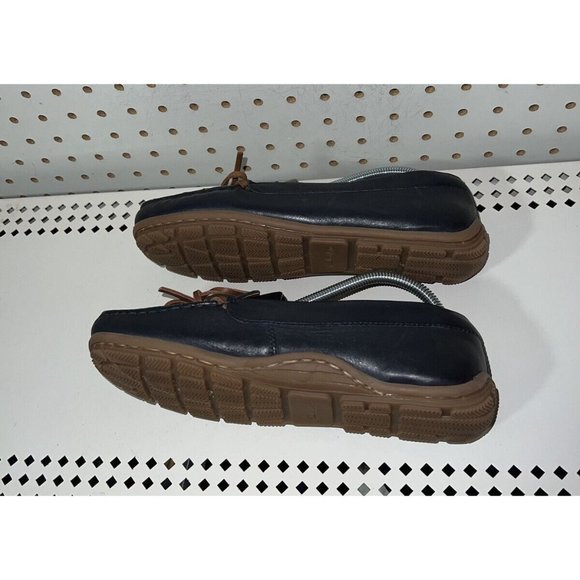 Clarks Dameo Swing Womens Leather Driving Loafers Moccasins Size 6.5 M Navy Blue - Picture 6 of 8